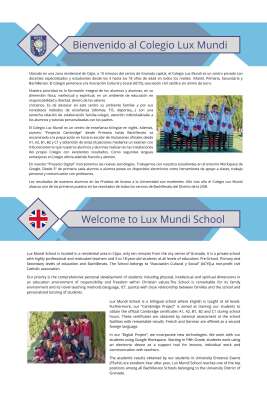 Foto Colegio Lux Mundi #2