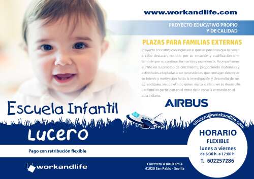 Foto Escuela Infantil Lucero Workandlife - Airbus- Sevilla #1