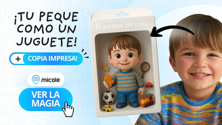 ¡Convierte a tu peque en su propio juguete!