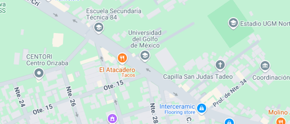 Golfo De Mexico Norte, Campus Orizaba