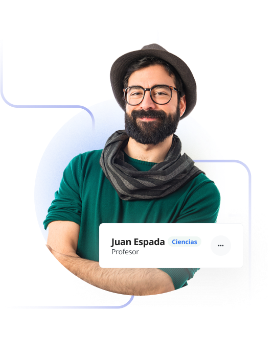 man with folded hands